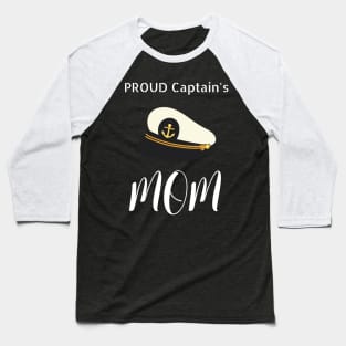 Proud Captain's Mom Baseball T-Shirt